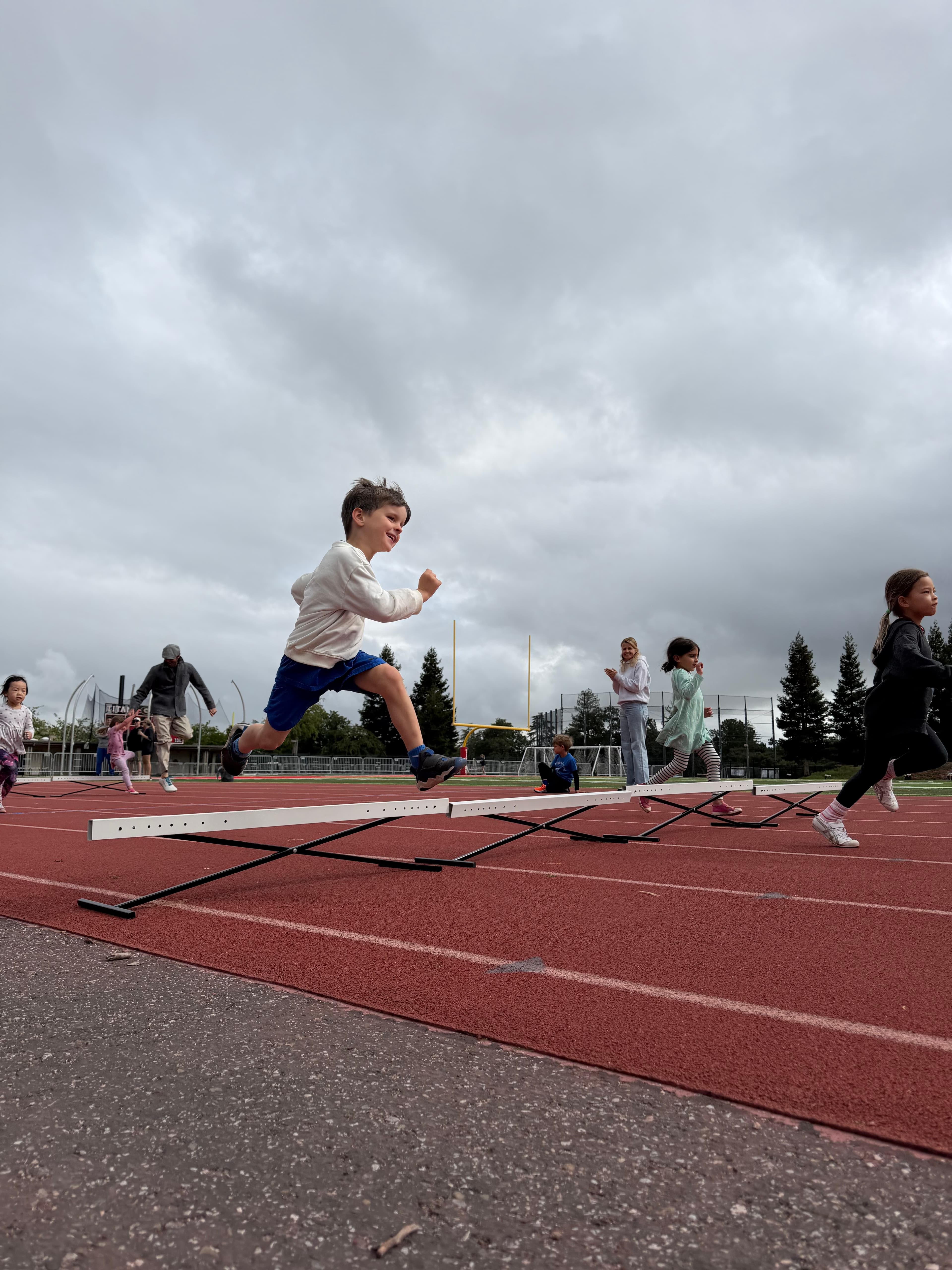 Joy's Jackrabbits coaches and young athletes